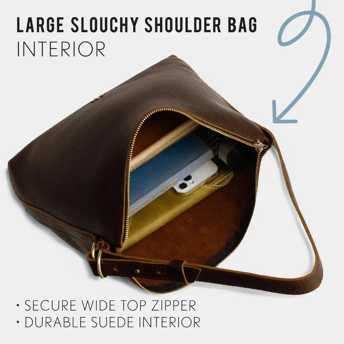 'Almost Perfect' Slouchy Shoulder Bag