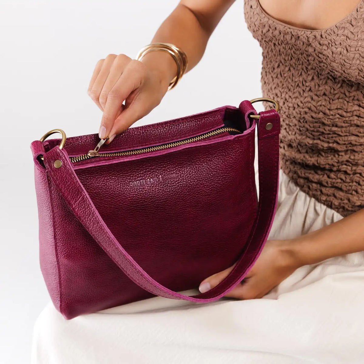 'Almost Perfect' Triangle Shoulder Bag